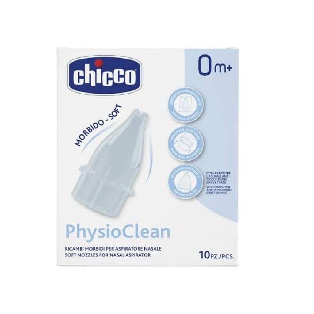 Kit com 10 Recargas para Aspirador Nasal PhysioClean – CHICCO - Envio imediato