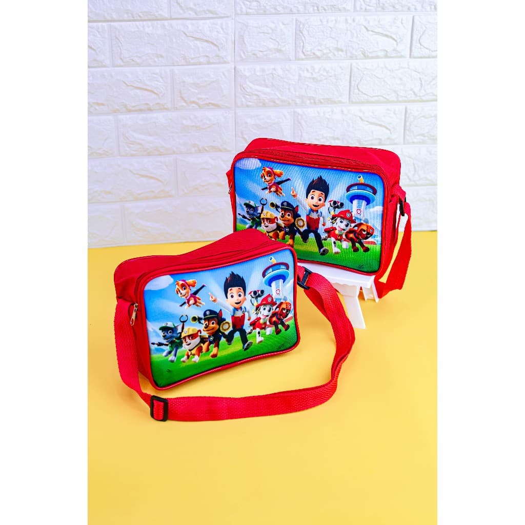 Kit 5 Bolsas Infantil Personalizada Patrulha Canina Aniversário Infantil Festa Lembrancinha Dia das Crianças