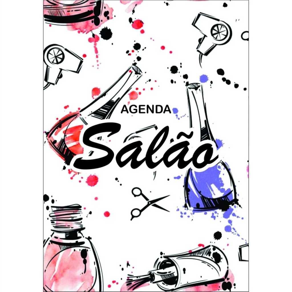 Caderno de anotação Salão de beleza - Manicure - Cabeleleira