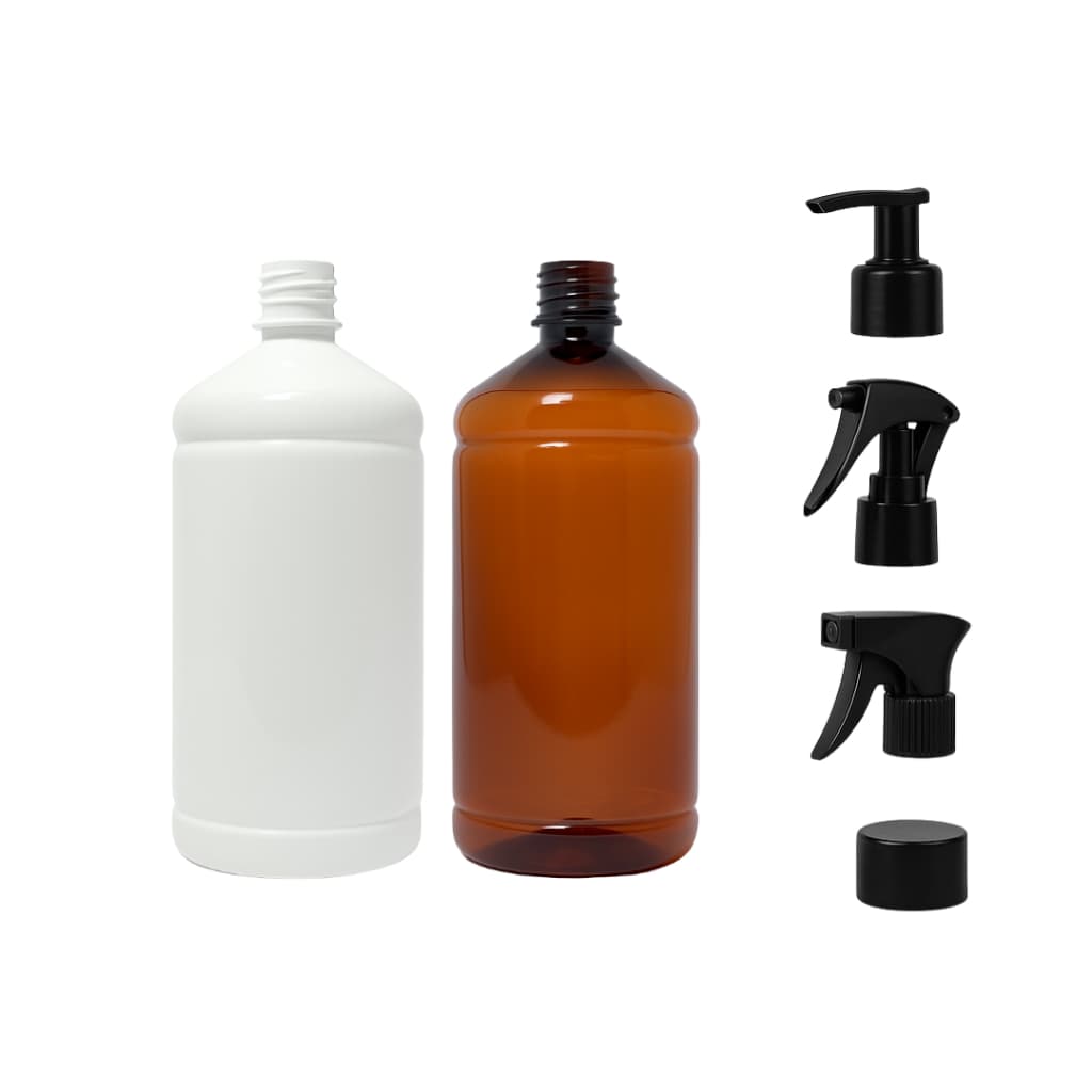Frasco PET 1 litro sem rótulo PATRA