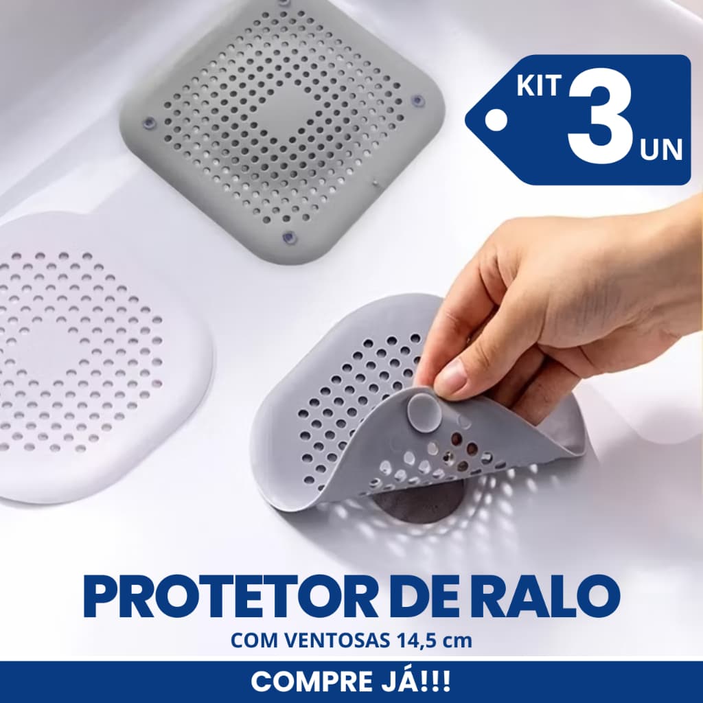 Protetor de Ralo de Silicone Com Ventosas Tampo de Ralo de Silicone, Filtro de Ralo