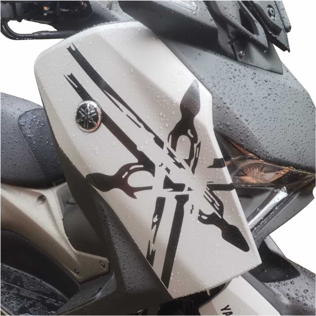 Adesivo Para Xmax Yamaha 2025 - Tattoo #grunge Vinil Automotivo