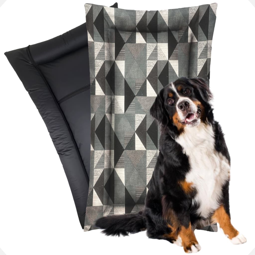 Colchonete Cama Pet Cachorro Gato Grande Impermeável Geométrico GG