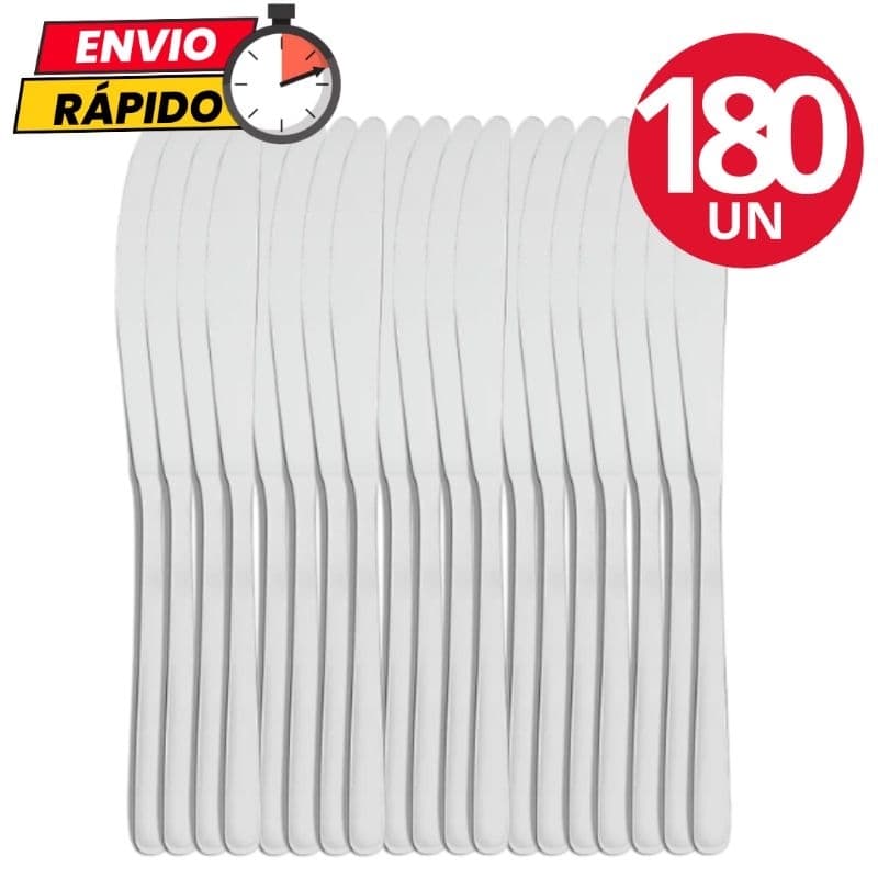 Jogo de Talheres 180 Peças Facas em Aço Inox Jogo de Talher Facas de Mesa