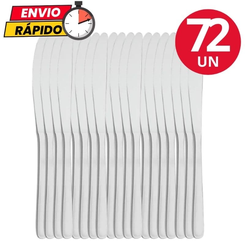 Jogo de Talheres 18/36/72 Peças Facas em Aço Inox Jogo de Talher Facas de Mesa