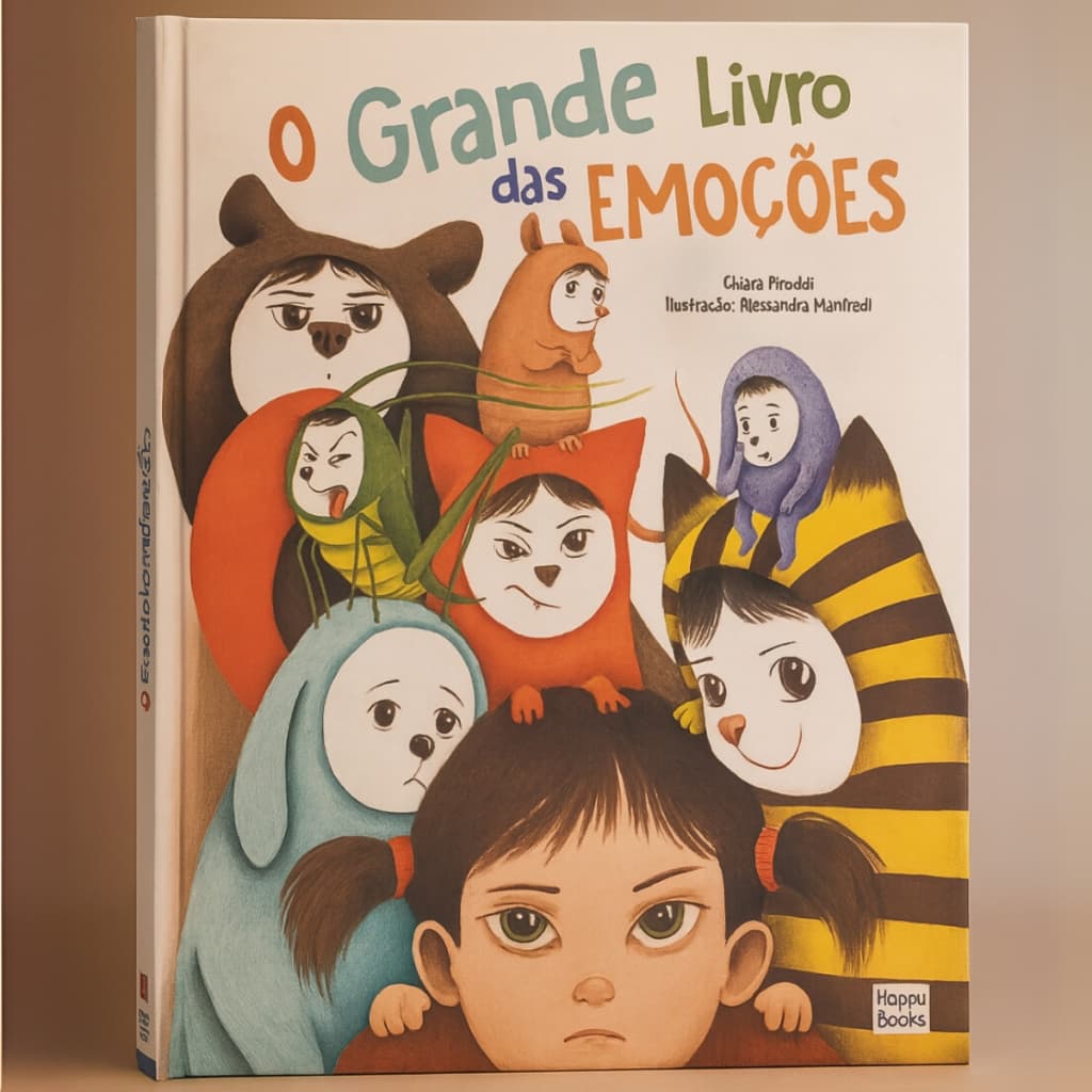Livro Infantil Educativo O Grande Livro das Emocoes