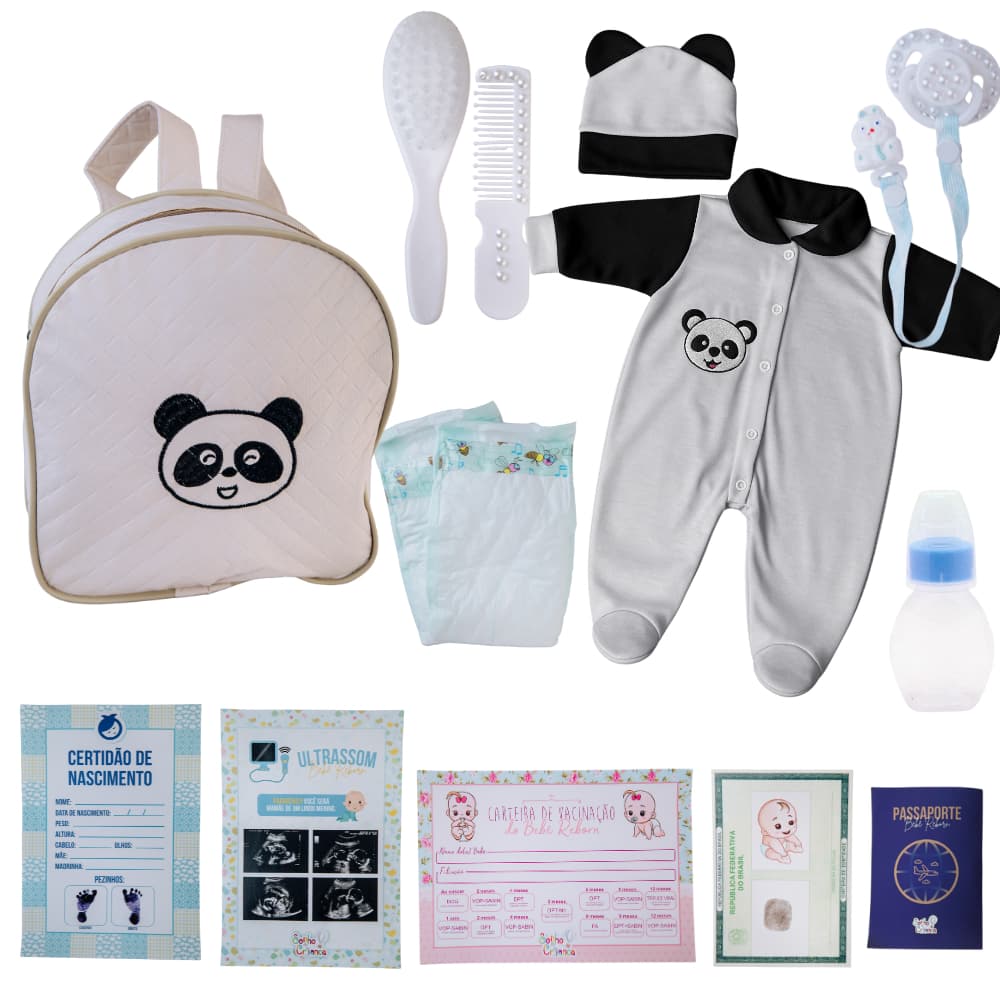 Kit de Acessórios Essenciais para Bebê Reborn – Modelos Exclusivos e Variados