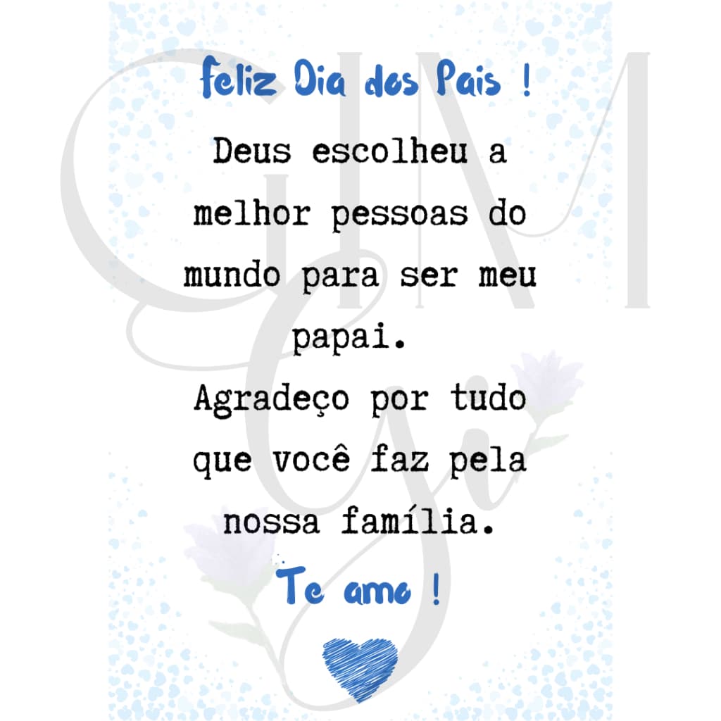 Cartão Tag Dia dos Pais  8, 16 unidades. 10,5 x 7cm Deus escolheu a melhor pessoa do mundo