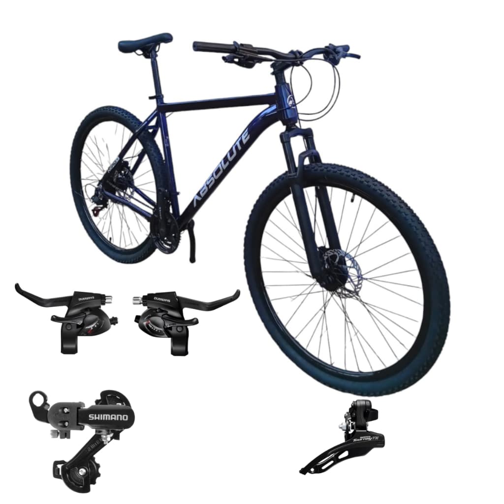 Bicicleta Absolute Nero 5 Aro 29 Masculina 24 Marchas Shimano Freio a Disco