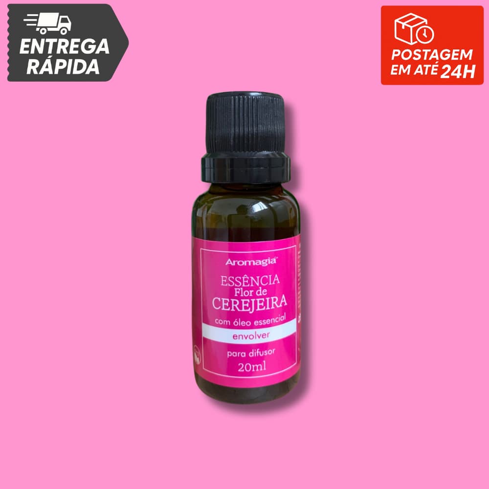 Essência Flor de Cerejeira WNF 20ml – Aromagia – Perfuma Ambientes, Suave, Floral e Aconchegante