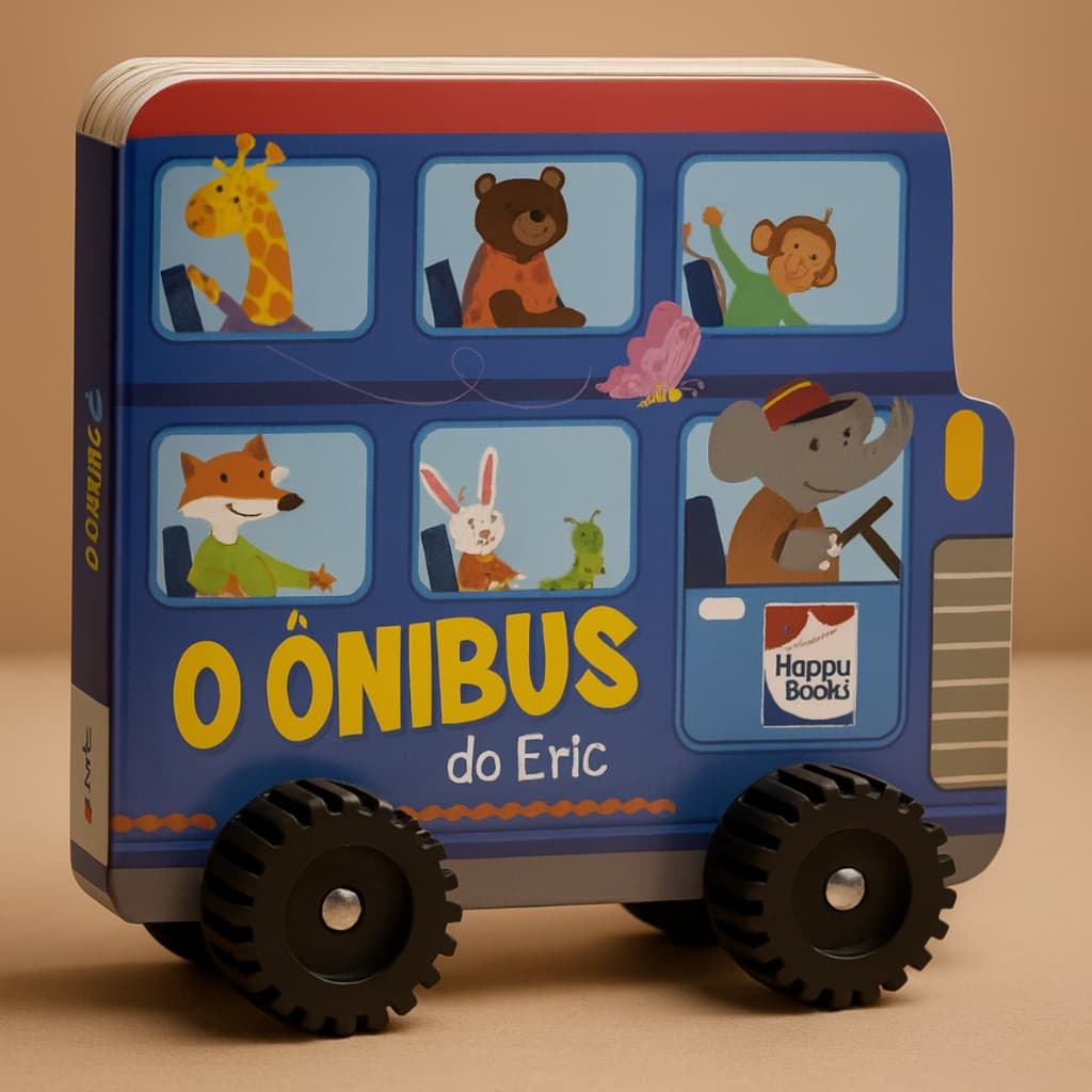 Livro Infantil Aventura Sobre Rodas O Ônibus do Eric