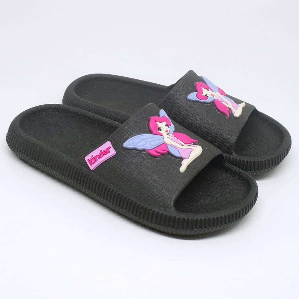 Chinelo Nuvem Slide Personalizado Kinder Fadinha Menina Leve Antiderrapante