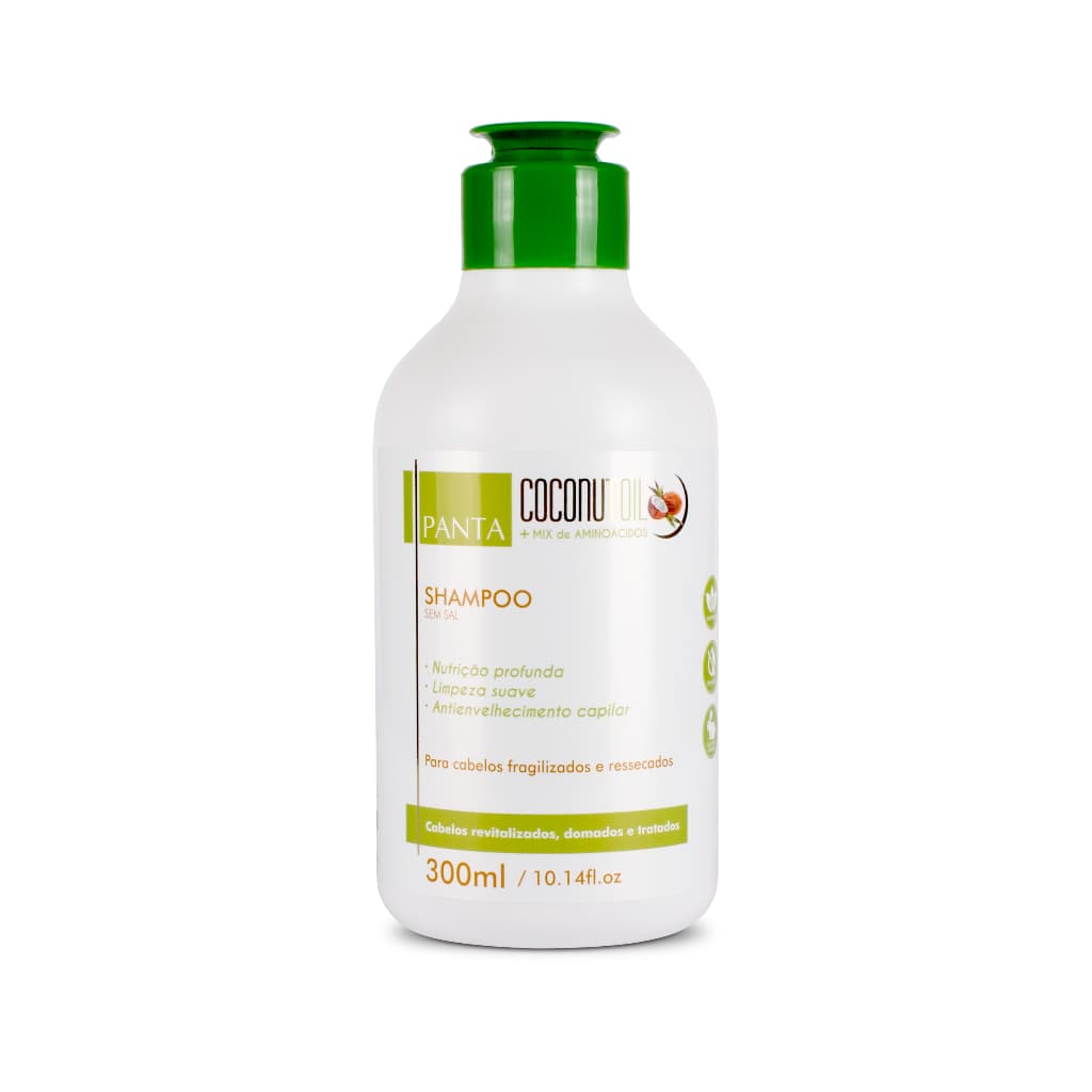 Linha Coconut Panta Hidrata Nutre profundamente para cabelos fragilizados e ressecados