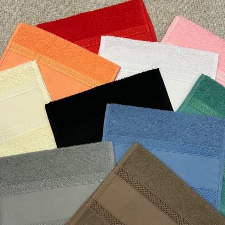 Kit 4 Toalha para Bordar Creative Lavabo 30x50cm 100% Algodão