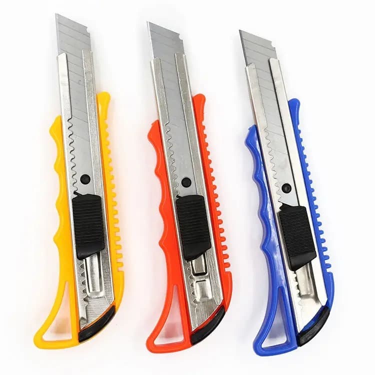 Estilete Profissional Com Trava 18mm Multifuncional Estilete Grande Linai Cutter