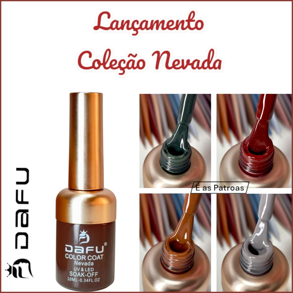 Esmalte em Gel Dafu Premium 10ml | Secagem UV | Cores Pigmentadas - Anvisa