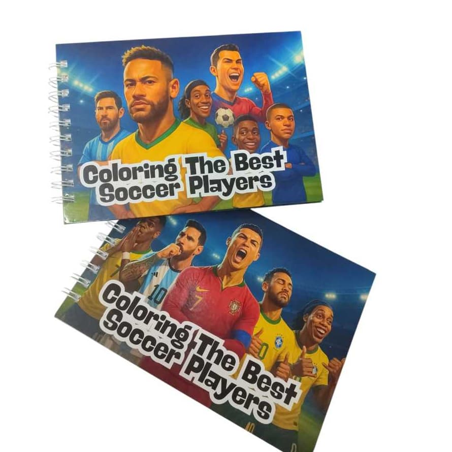 Livro de Colorir com os Melhores Jogadores de Futebol do Mundo/ bob goodes