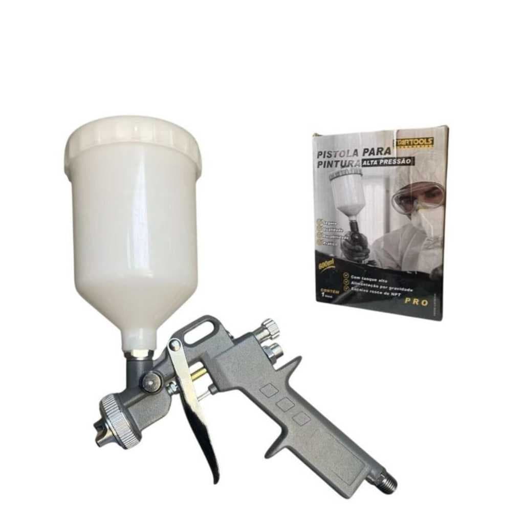 Pistola de Pintura Alta Pressão-600-ML