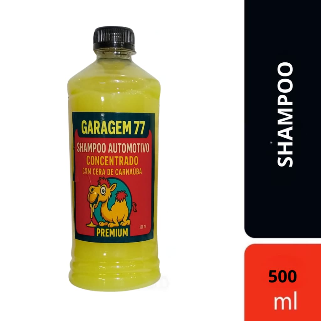 Lava autos Shampo Automotivo Concentrado com cera de carnaúba 500ml