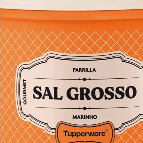 Tupperware Caixa Sal Grosso Essences 1kg