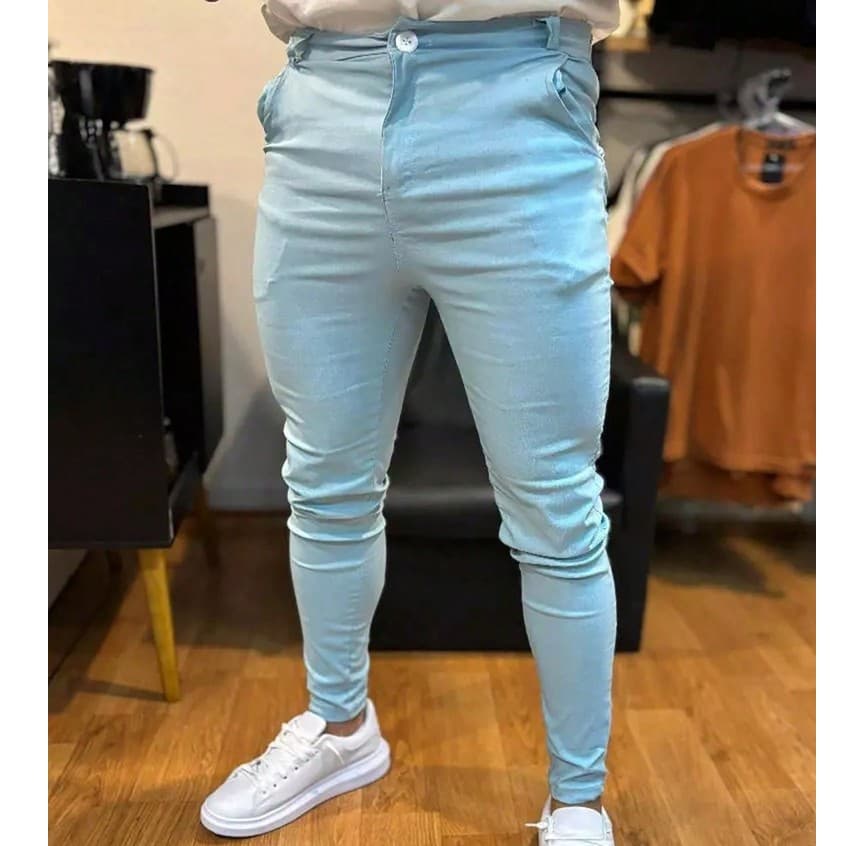 Calça Jeans Skinny  Premium Masculina Basica Tradicional