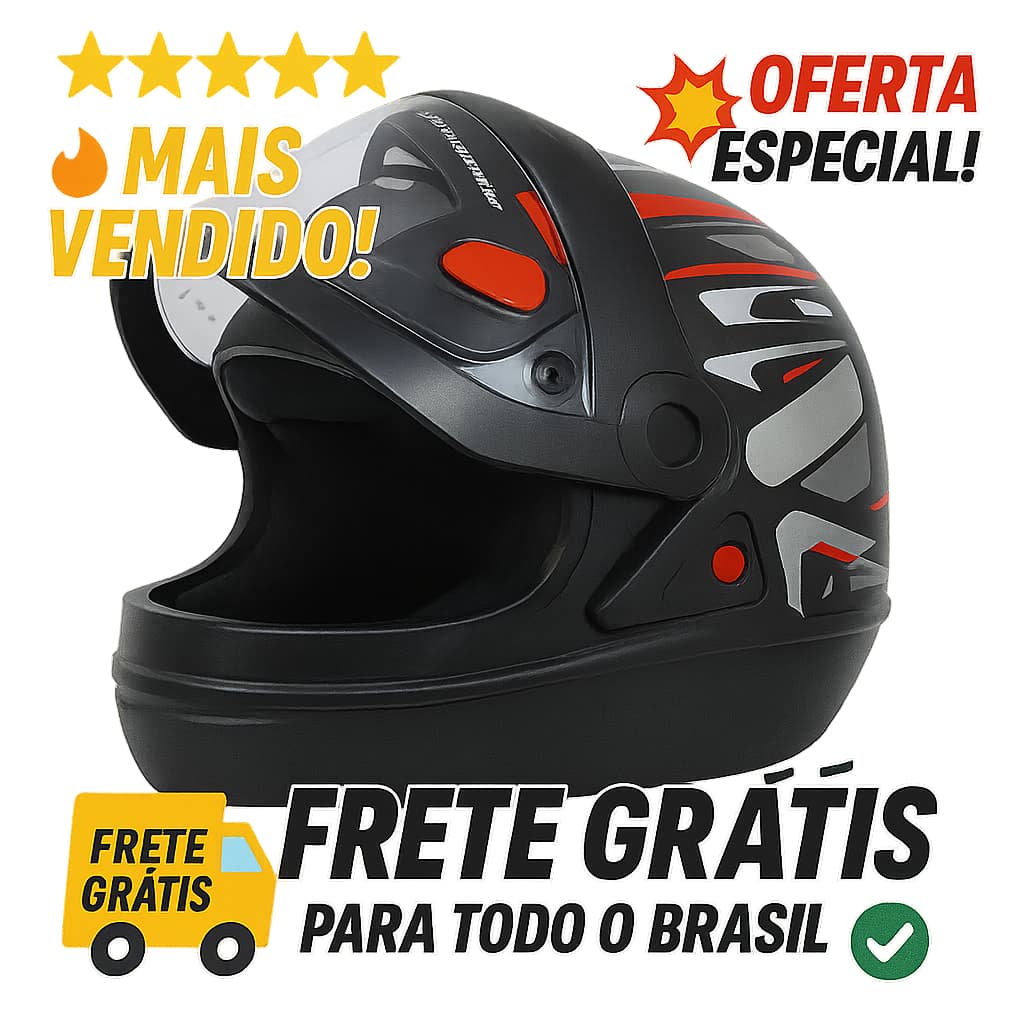 Capacete San Marino Taurus Samarino Grafic Preto original e capacete pro tork