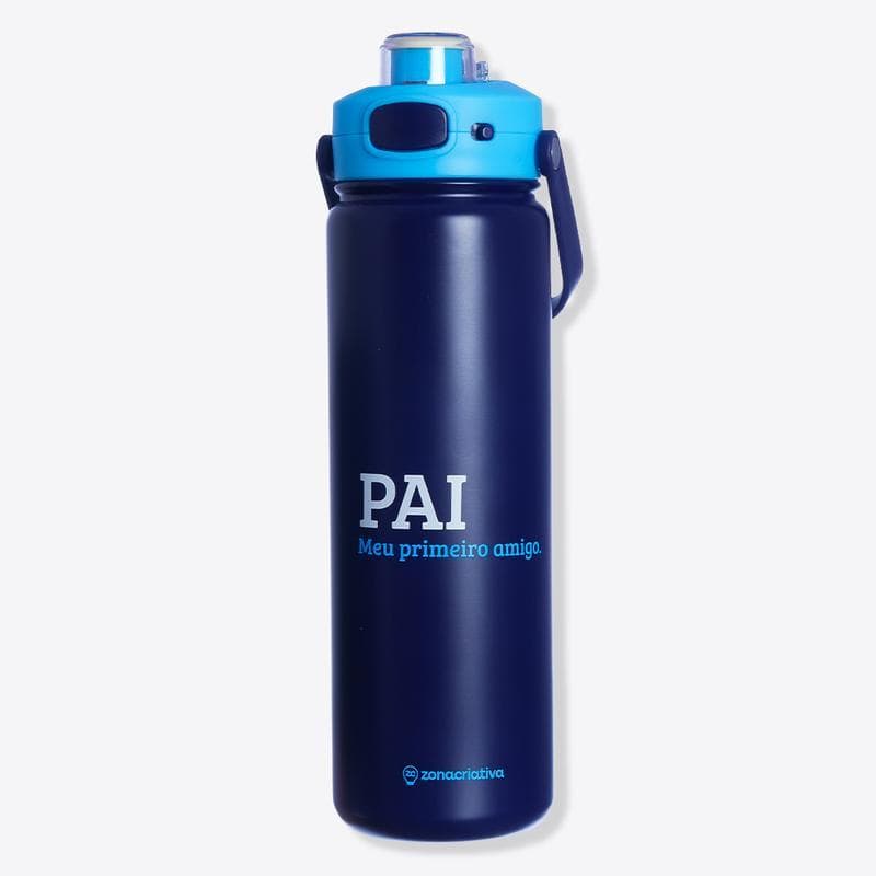 PRESENTE DIA DOS PAIS PROMOÇÃO!! Garrafa Térmica Click Pai Amigo - Zonacriativa Excalibur