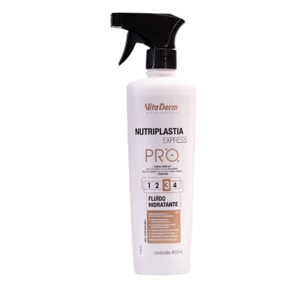 Fluido Hidratante Nutriplastia Express 400ml - Vita Derm | Proteção Térmica e Hidratação Profunda