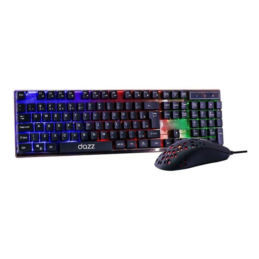 COMBO DIAMOND DUST MOUSE E TECLADO USB2.0 PRETO DAZZ