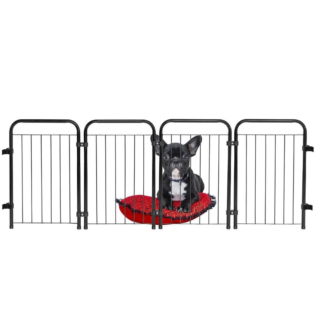 Cercado Pet Cachorro 4 Módulos 51cm Altura para Cães Portátil Segurança Proteção