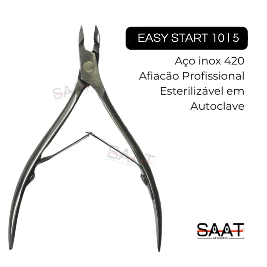 Alicate de Cutícula Profissional EASY START 10/5 AFIADO