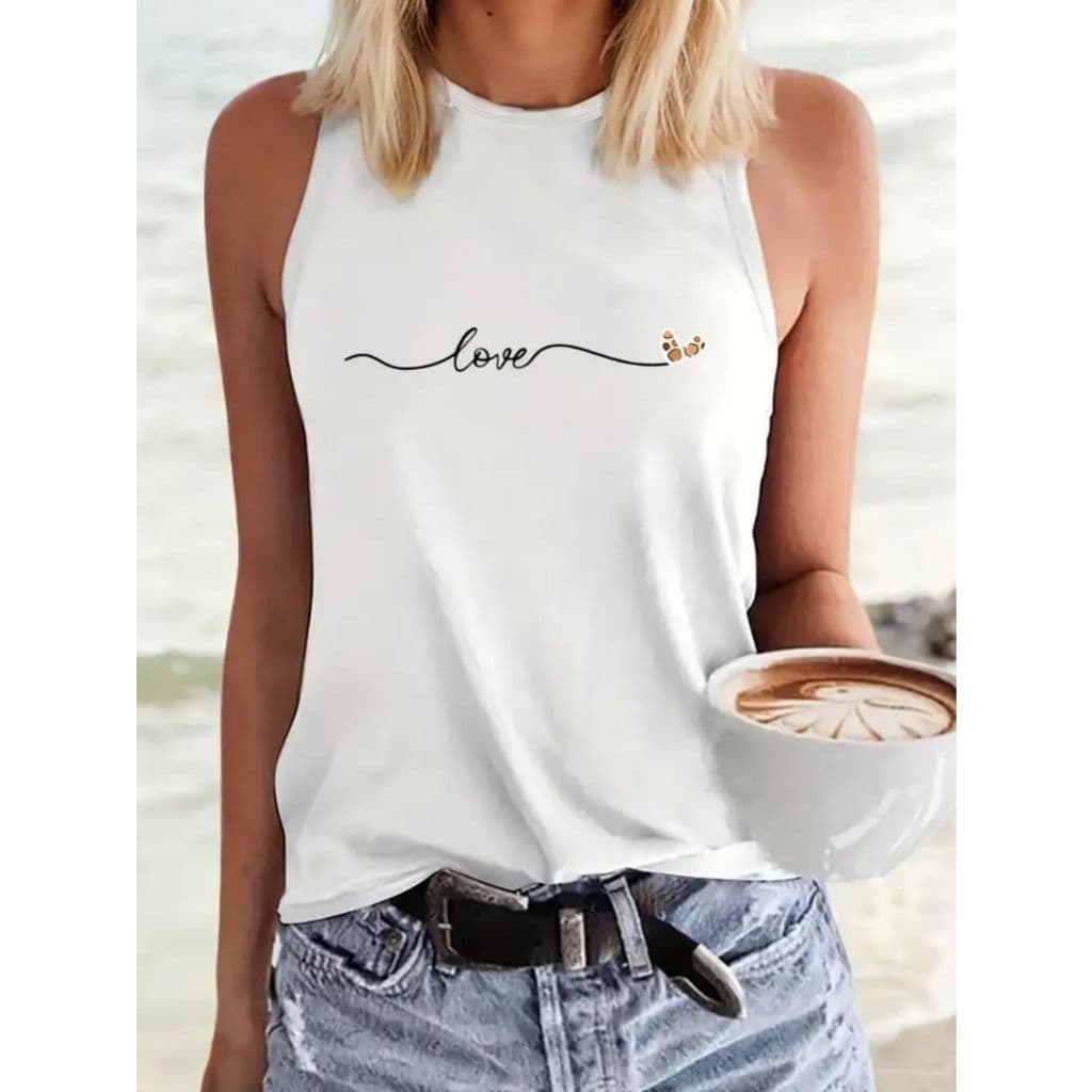 Regata feminina moda verão 100% algodão estilo moda básica modelo novo conforto
