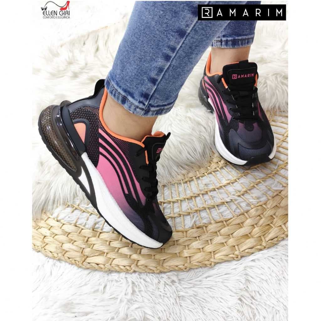 Tênis Feminino Esportivo Ramarim At Flow Running Color Black