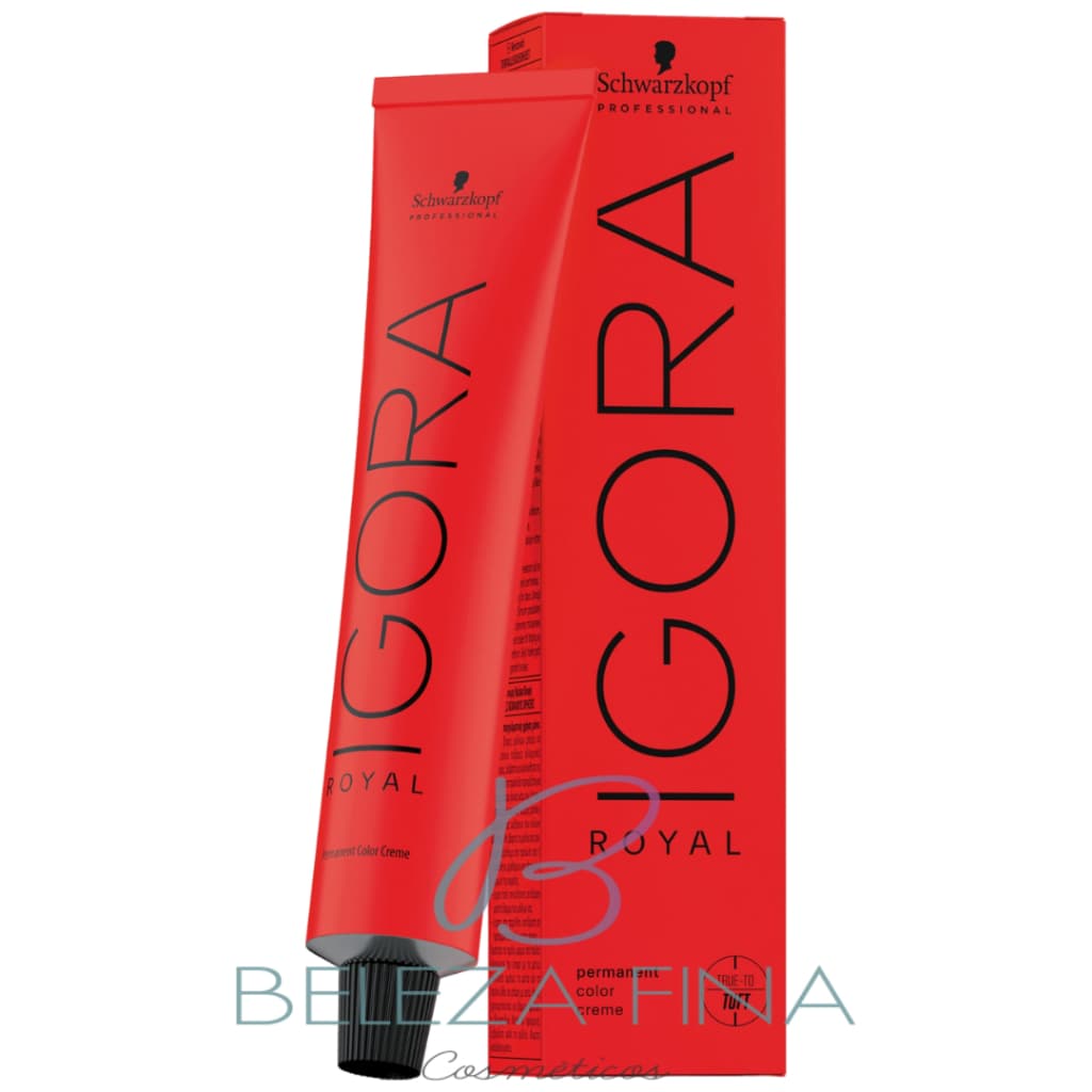 Coloração Schwarzkopf Igora Royal Tintura 8-77 60g LOURO CLARO COBRE EXTRA
