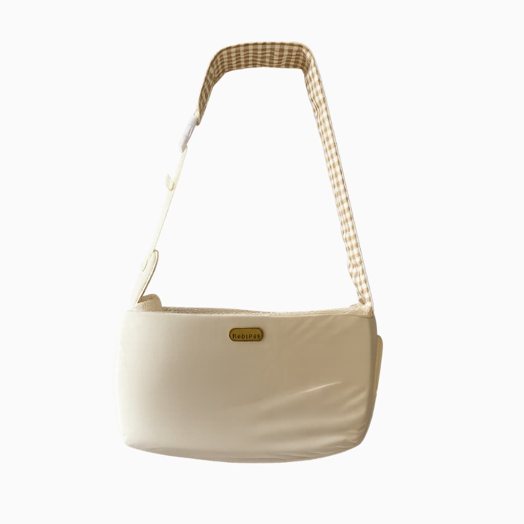 Bolsa Pet Luna Bege G Canguru Lateral Pet Cães Cão Cachorro Gato