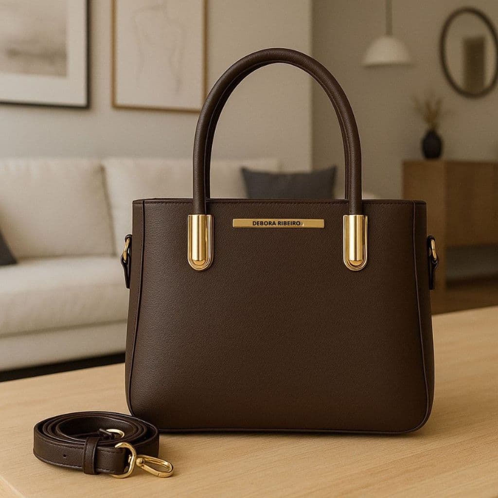 Bolsa Feminina Transversal De Lado Com Alça De Ombro Média Básica Luxo Lançamento