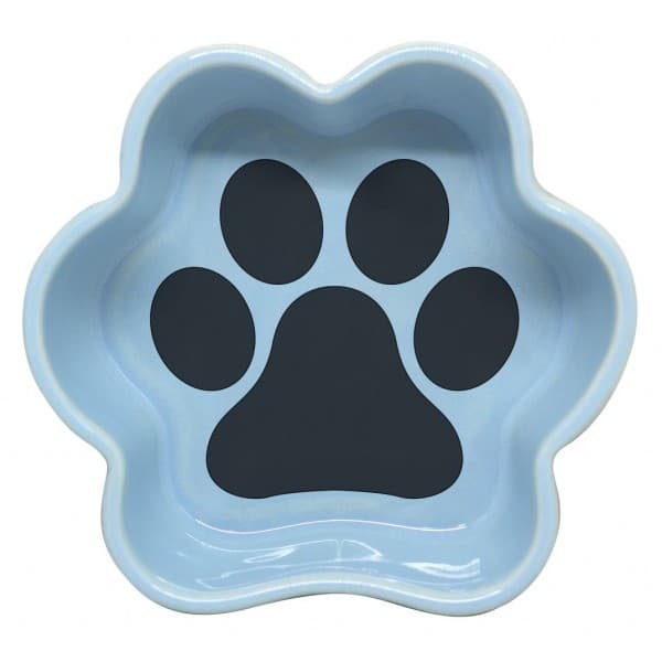 Tigela Comedouro Pet Pata Cachorro Cerâmica Premium