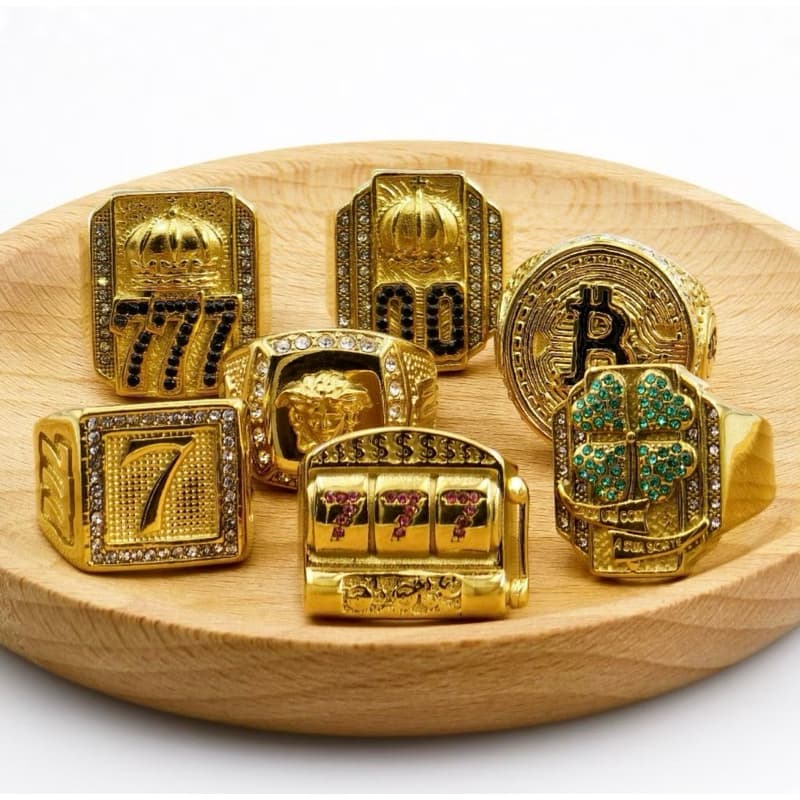 Dedeira Masculina Aço Inoxidavel Ouro 18k Luxuosa Garantia eterna na Cor