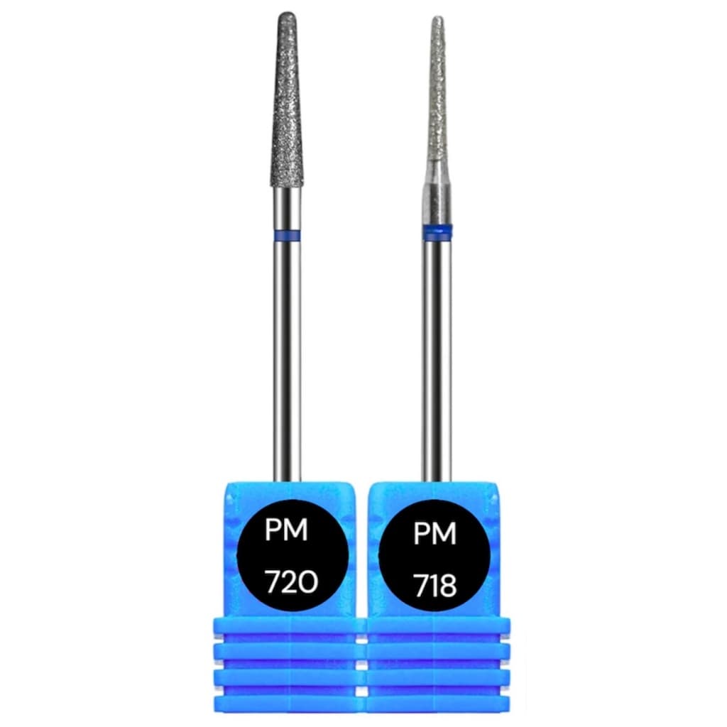Kit 2 Brocas Diamantada Unhas De Gel Cuticula 720 E 718
