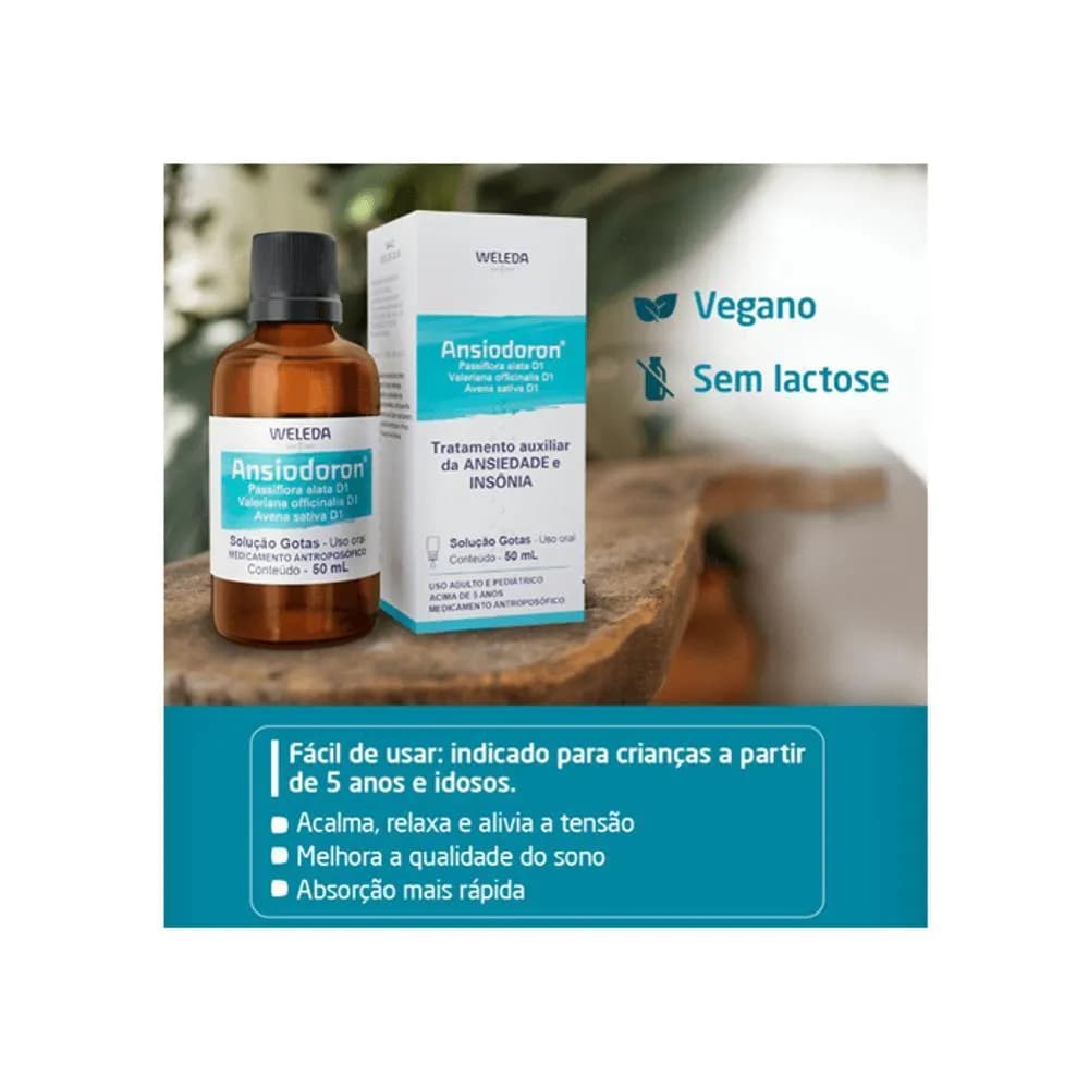 Ansiodoron Weleda Solucao Gotas 50ml