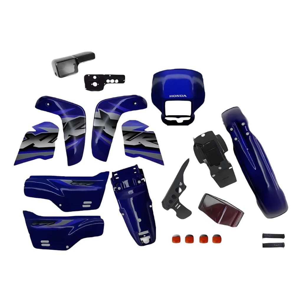 Kit Roupa Plastico Carenagem Lareral Rabeta Paralama Xlr 125