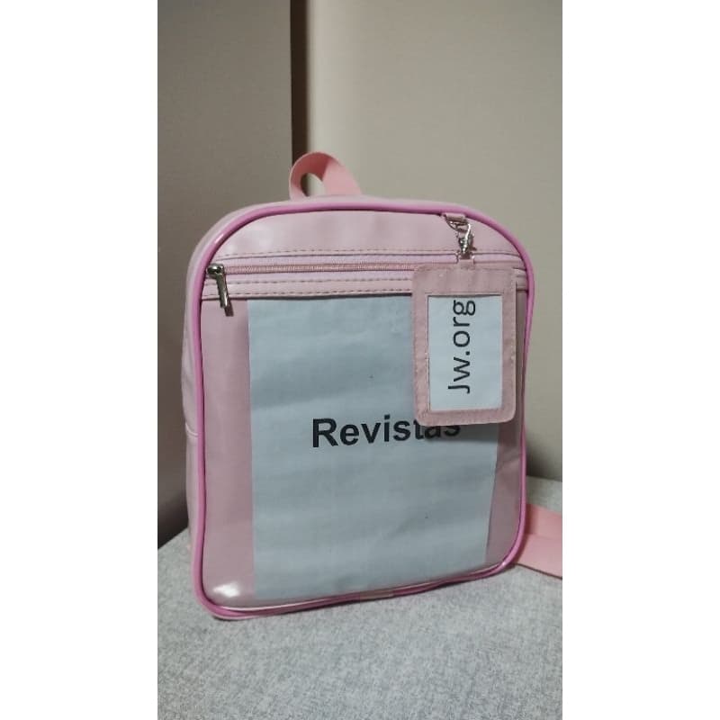 Mochila com transparência