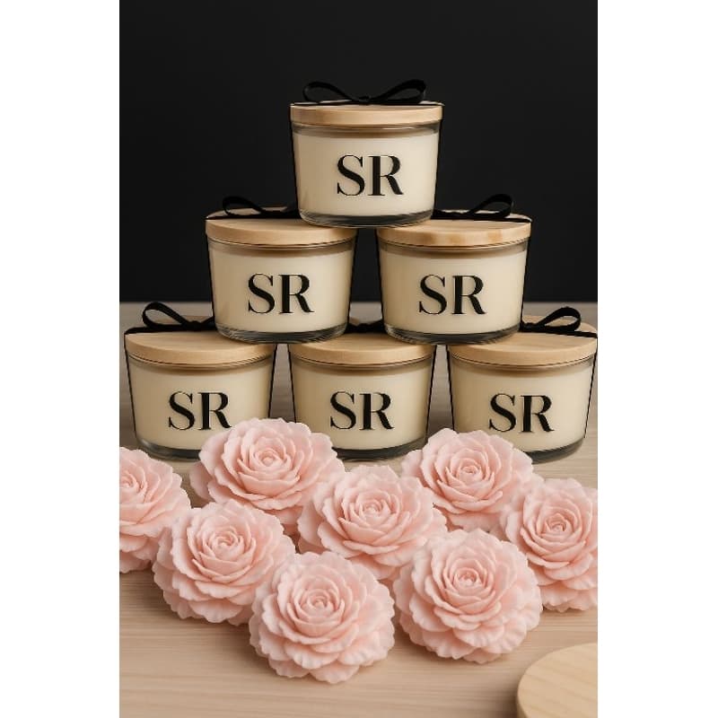 Vela no copo para lembrancinha personalizamos com seu logo/ vela aromática para casamento e eventos