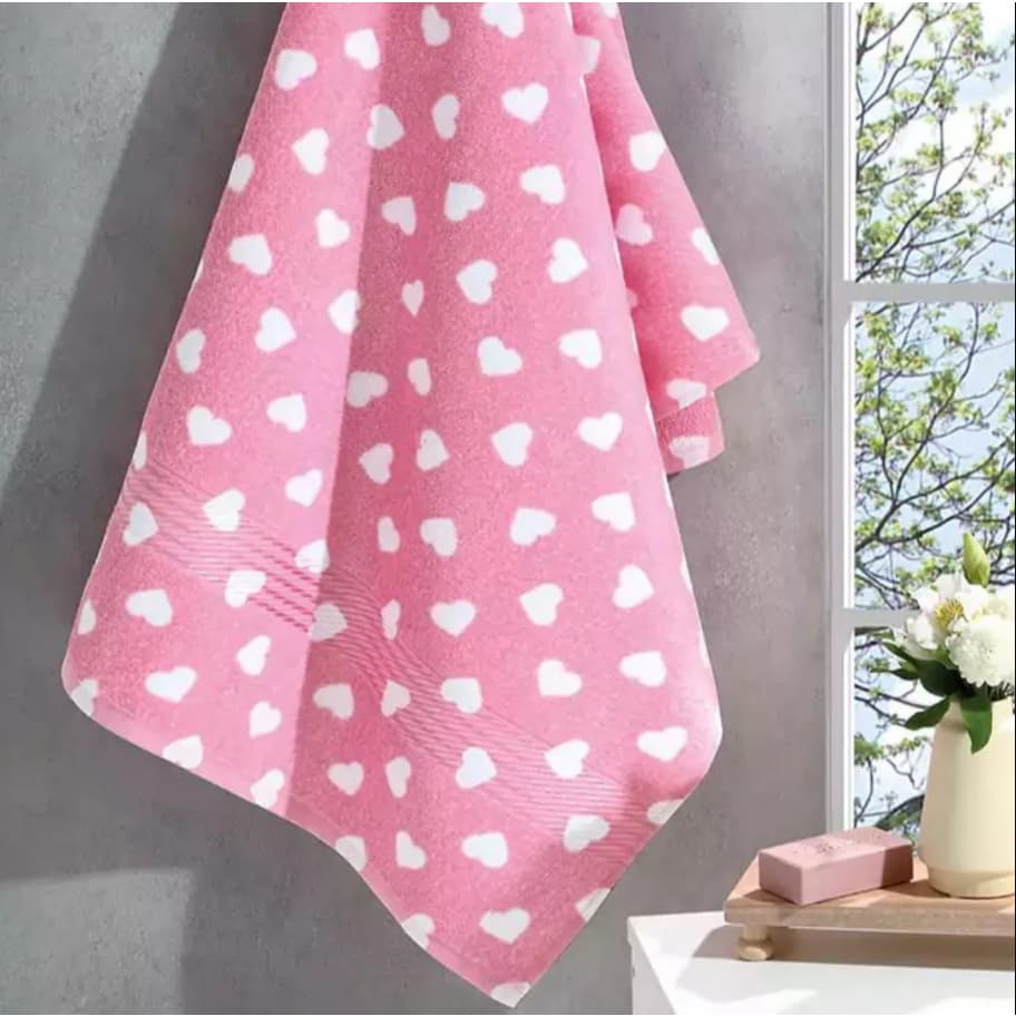 Toalha de Banho Prisma Estampado Love - 1 Unidade - Döhler