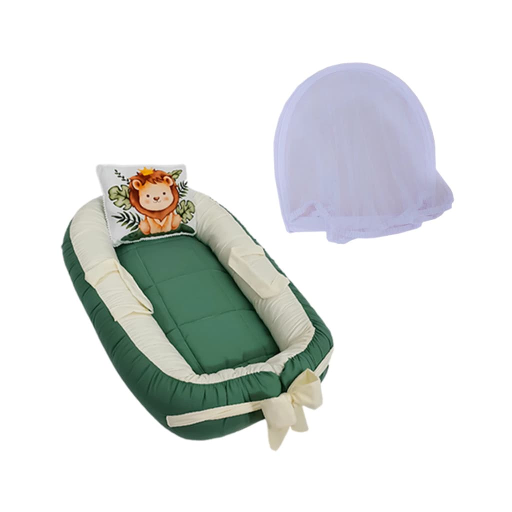 Kit Ninho Redutor com Zíper + Mosquiteiro - Conforto, Segurança e Amor para seu Bebê