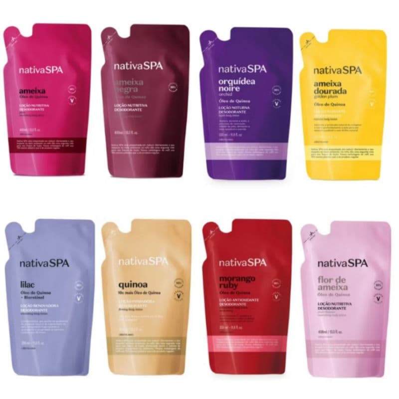 REFIL HIDRATANTE CORPORAL NATIVA SPA BOTICÁRIO AMEIXA E AMEIXA NEGRA