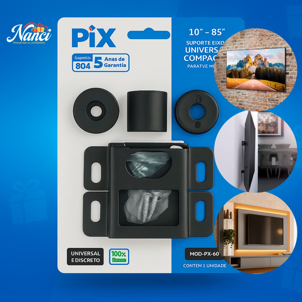Kit Até 10 Suporte para Televisão Tv Monitor Led Lcd 10 a 85 polegadas