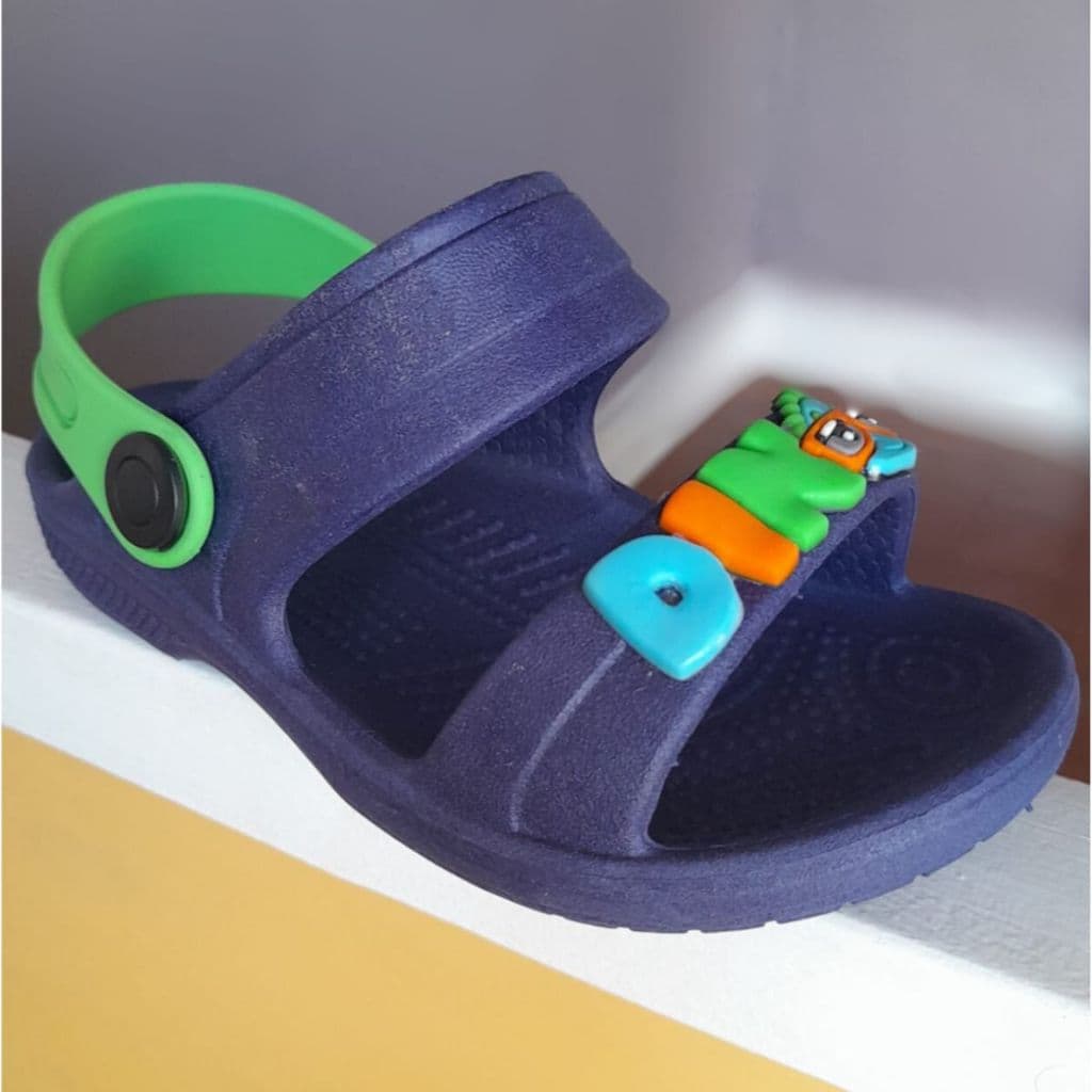 Sandália Infantil Masculino Papete Chinelo Babuche Dinossauro Menino Estiloso Verão Dino Escolar