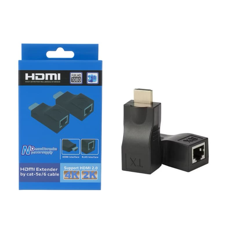 Extensor Hdmi 30 Metros Extender By Cat - 5e/6 Cable
