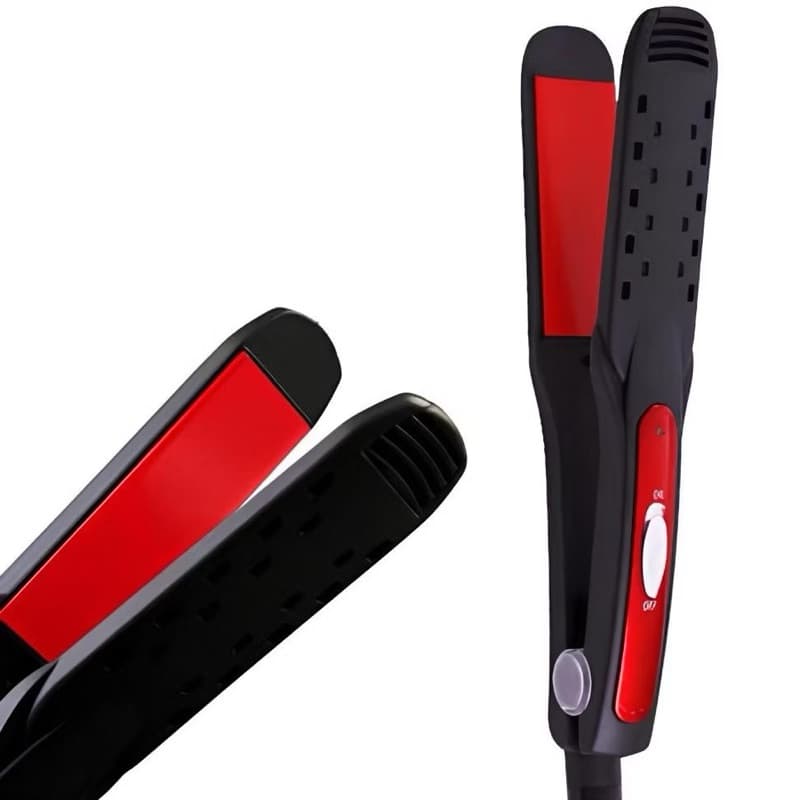 Prancha Alisadora Profissional Chapinha de Cabelo Cerâmica 110V Cabo Giratório